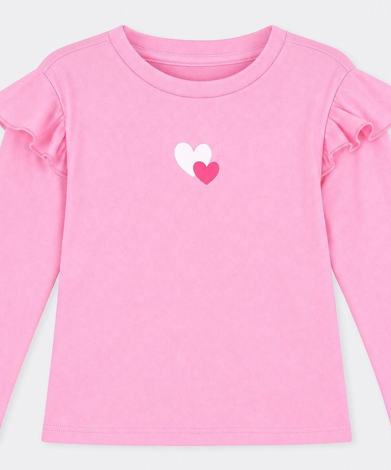 Playera Manga Larga  de  Beba Años