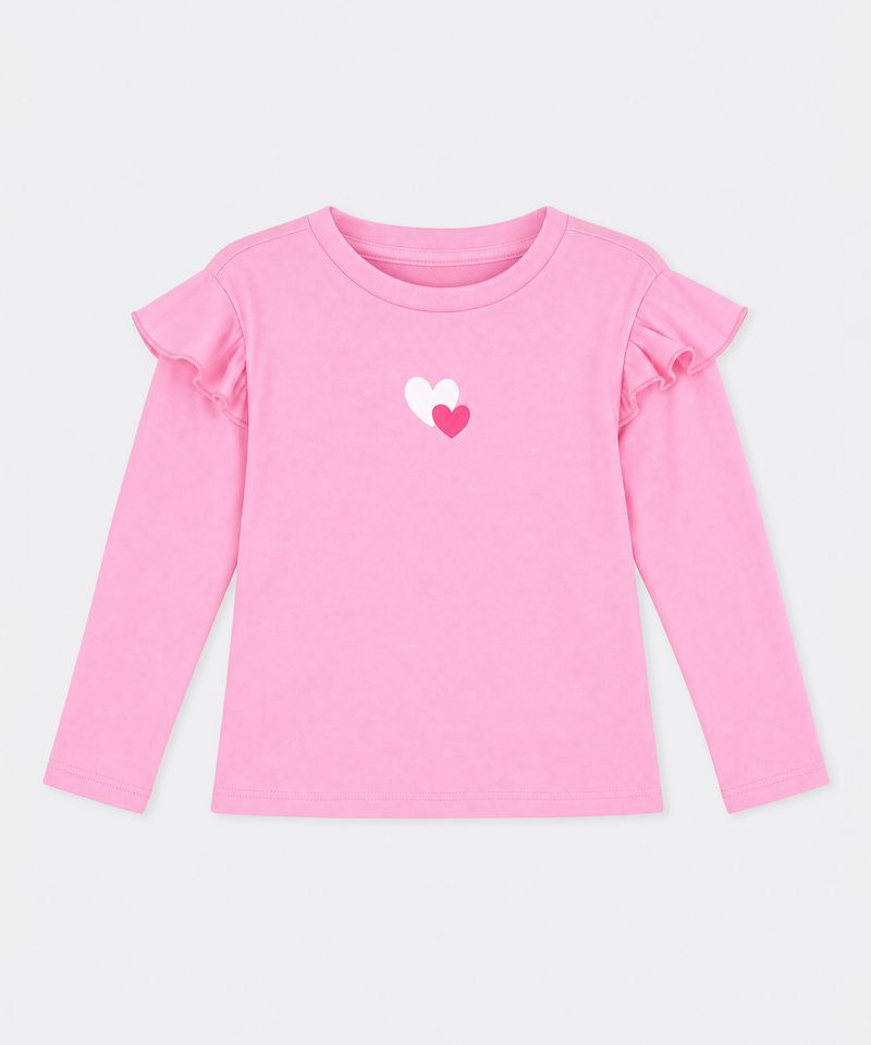 Playera Manga Larga  de  Beba Años