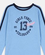 Playera Manga Larga  de  Niña Infantil