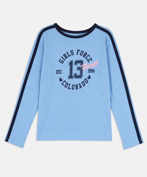 Playera Manga Larga  de  Niña Infantil