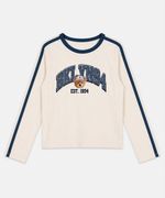 Playera Manga Larga  de  Niña Infantil