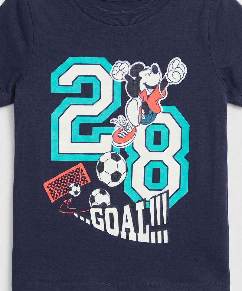 Playera de Licencia Mickey Mouse de  Bebo Años