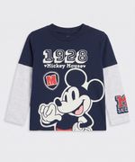 Playera de Licencia Mickey Mouse de  Bebo Años