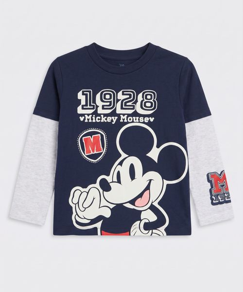 Playera de Licencia Mickey Mouse de  Bebo Años