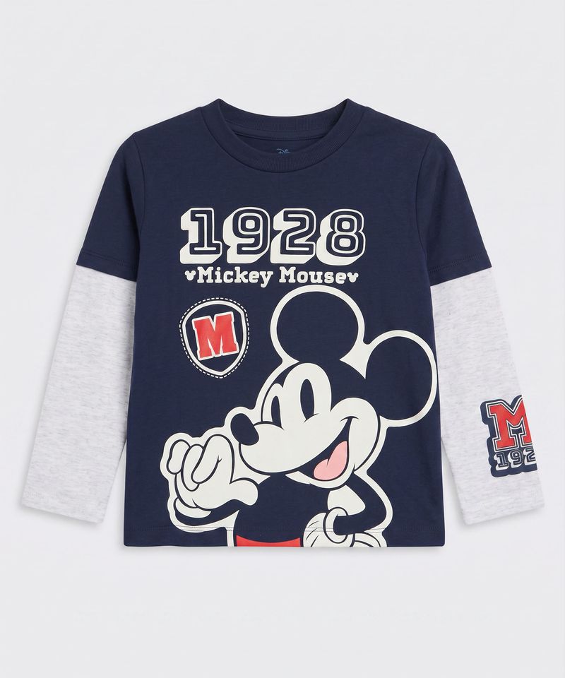Playera de Licencia Mickey Mouse de  Bebo Años