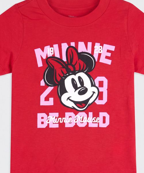 Playera de Licencia Minnie Mouse de  Beba Años