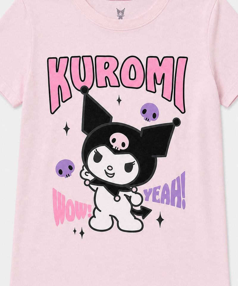 Playera de Licencia Kuromi de  Niña Infantil