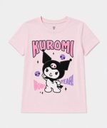 Playera de Licencia Kuromi de  Niña Infantil
