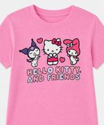 Playera de Licencia Kitty & Friends de  Niña Infantil