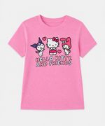 Playera de Licencia Kitty & Friends de  Niña Infantil