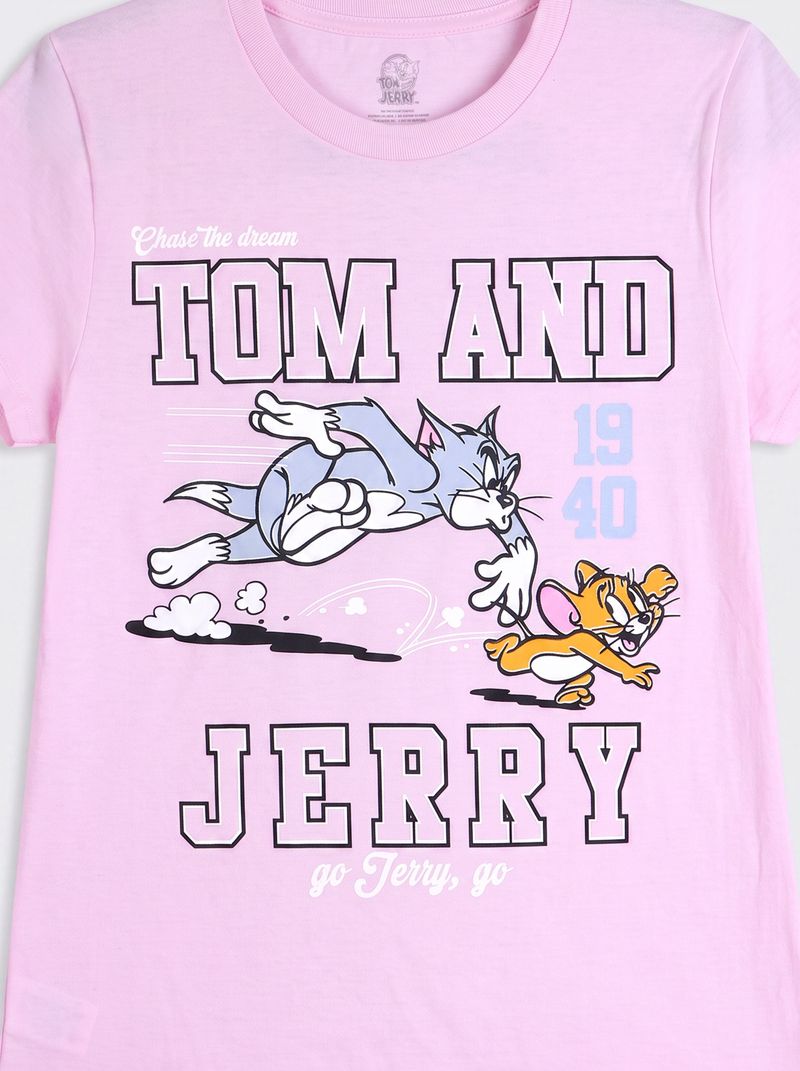 Playera de Licencia Tom And Jerry de  Dama