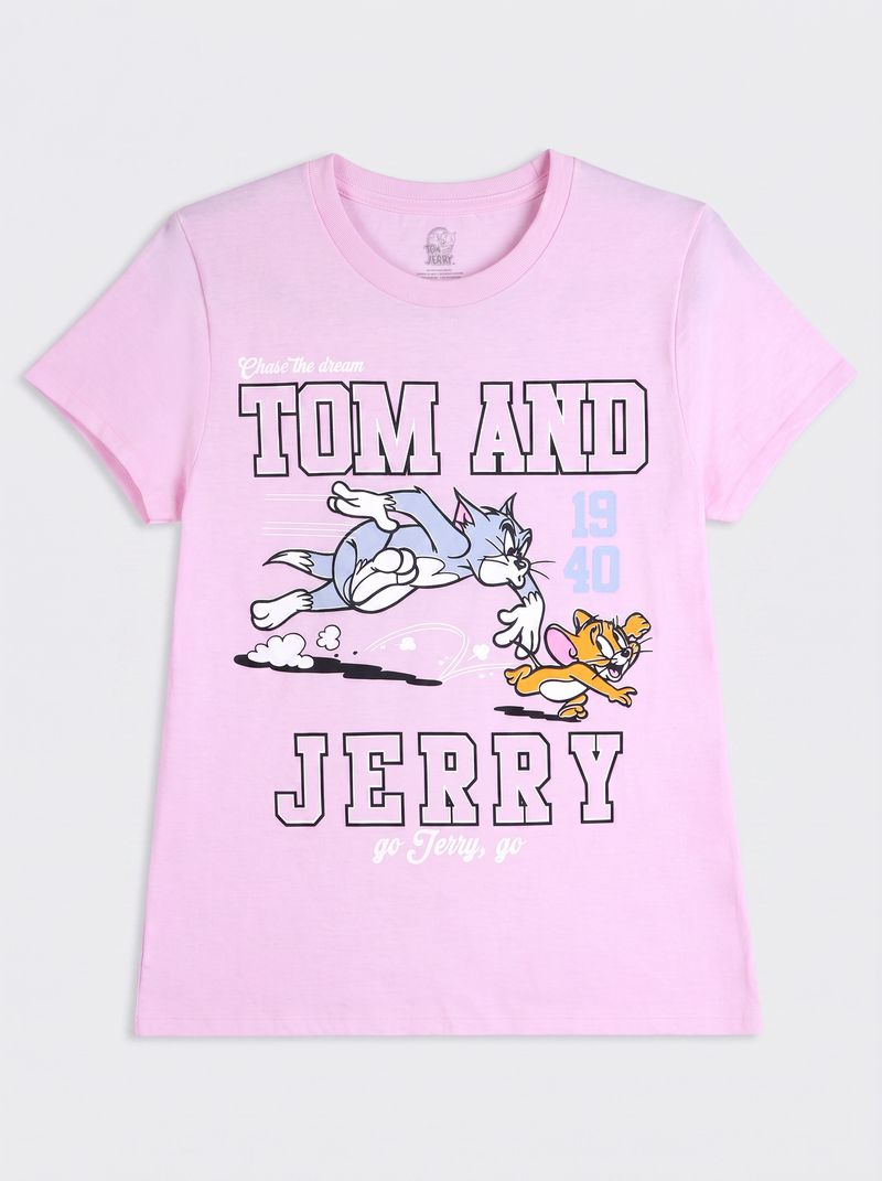 Playera de Licencia Tom And Jerry de  Dama