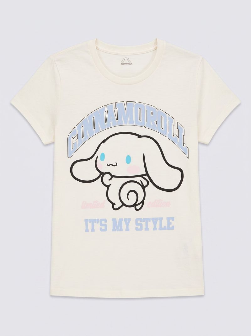 Playera de Licencia Cinnamoroll de  Dama