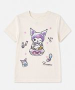 Playera de Licencia Kuromi de  Niña Infantil