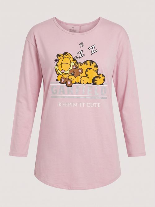 Camisón Manga Larga Garfield de  Dama