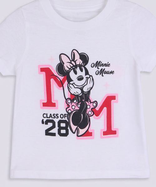 Playera de Licencia Minnie Mouse de  Beba Años