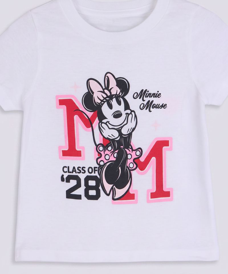Playera de Licencia Minnie Mouse de  Beba Años