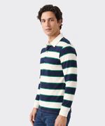 Playera Polo Manga Larga  de  Caballero