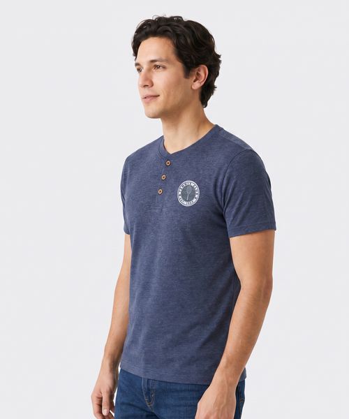 Playera Henley  de  Caballero