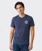 Playera Henley  de  Caballero