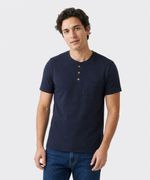 Playera Henley  de  Caballero