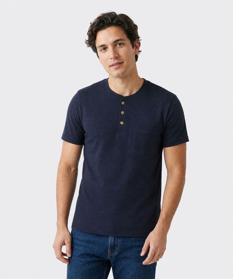 Playera Henley  de  Caballero