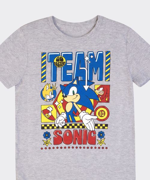 Playera de Licencia Sonic de  Niño Infantil