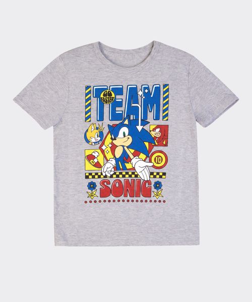 Playera de Licencia Sonic de  Niño Infantil