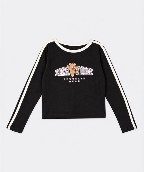 Playera Manga Larga  de  Niña Infantil