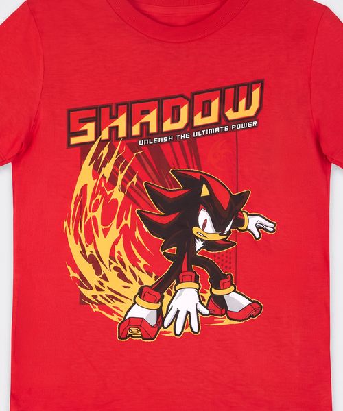 Playera de Licencia Sonic de  Niño Infantil