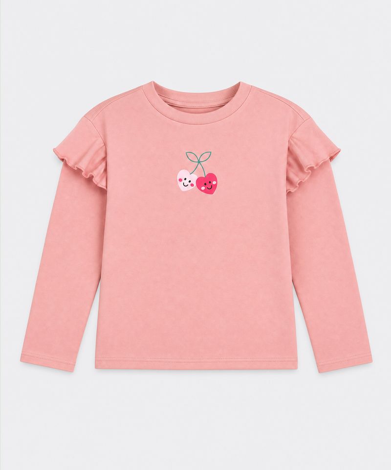 Playera Manga Larga de Beba Años