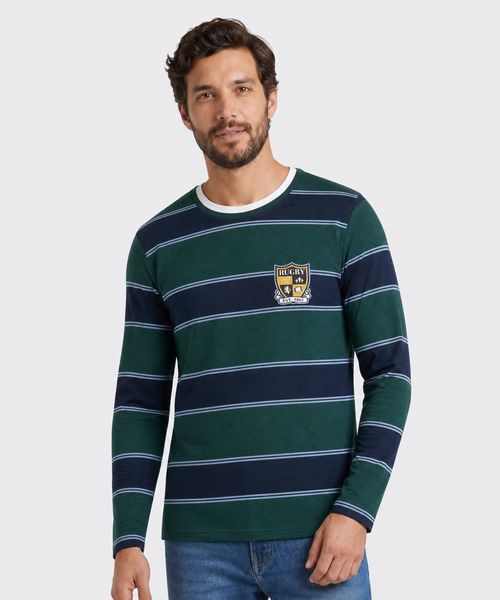 Playera Manga Larga  de  Caballero