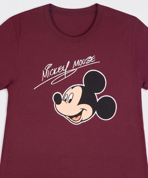 Playera de Licencia Mickey Mouse de  Dama