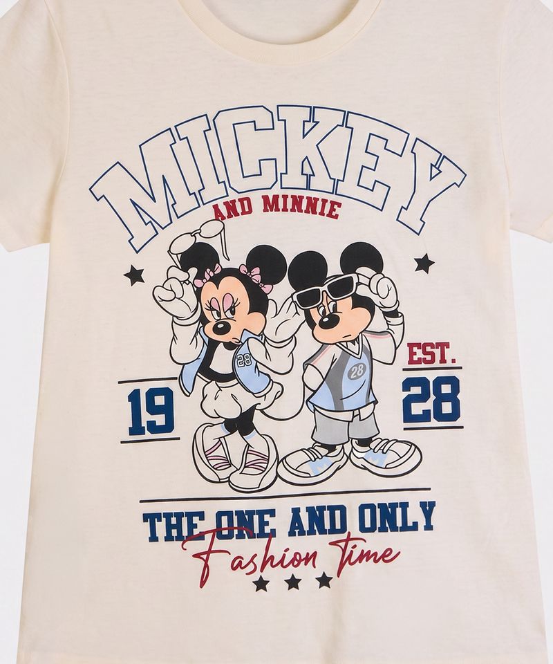 Playera de Licencia Mickey Mouse de Dama