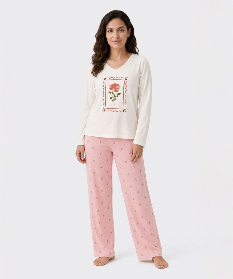 Set Pijama Pantalón y Playera de Dama
