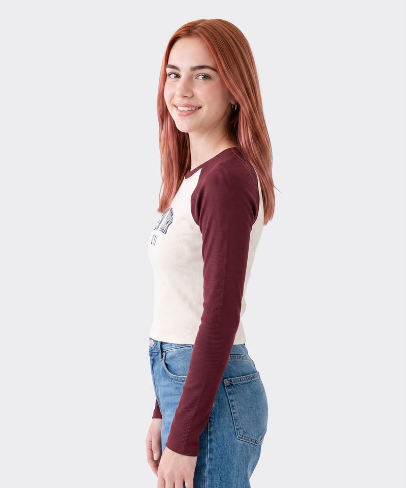 Playera Manga Larga de Dama