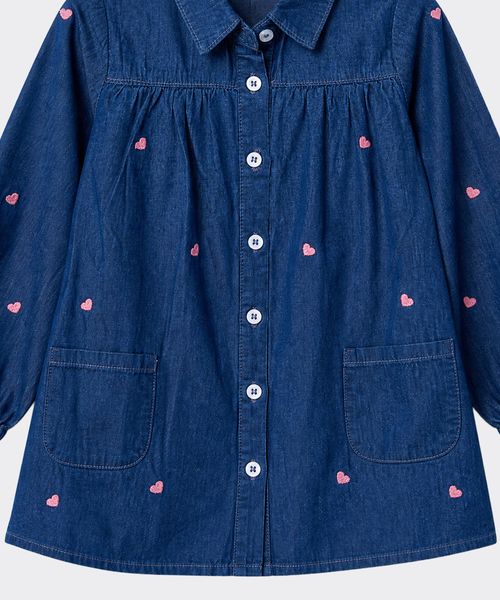 Vestido Manga Larga  de  Beba Años