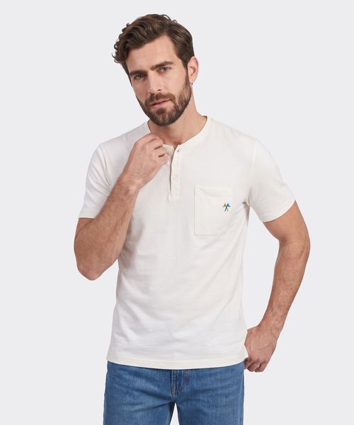 Playera Henley  de  Caballero