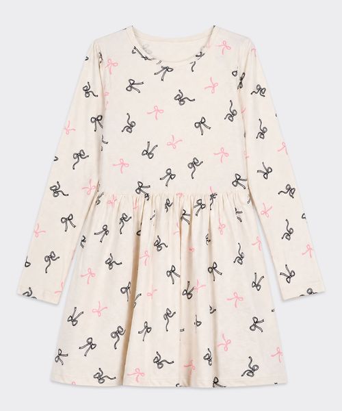 Vestido Manga Larga  de  Niña Infantil