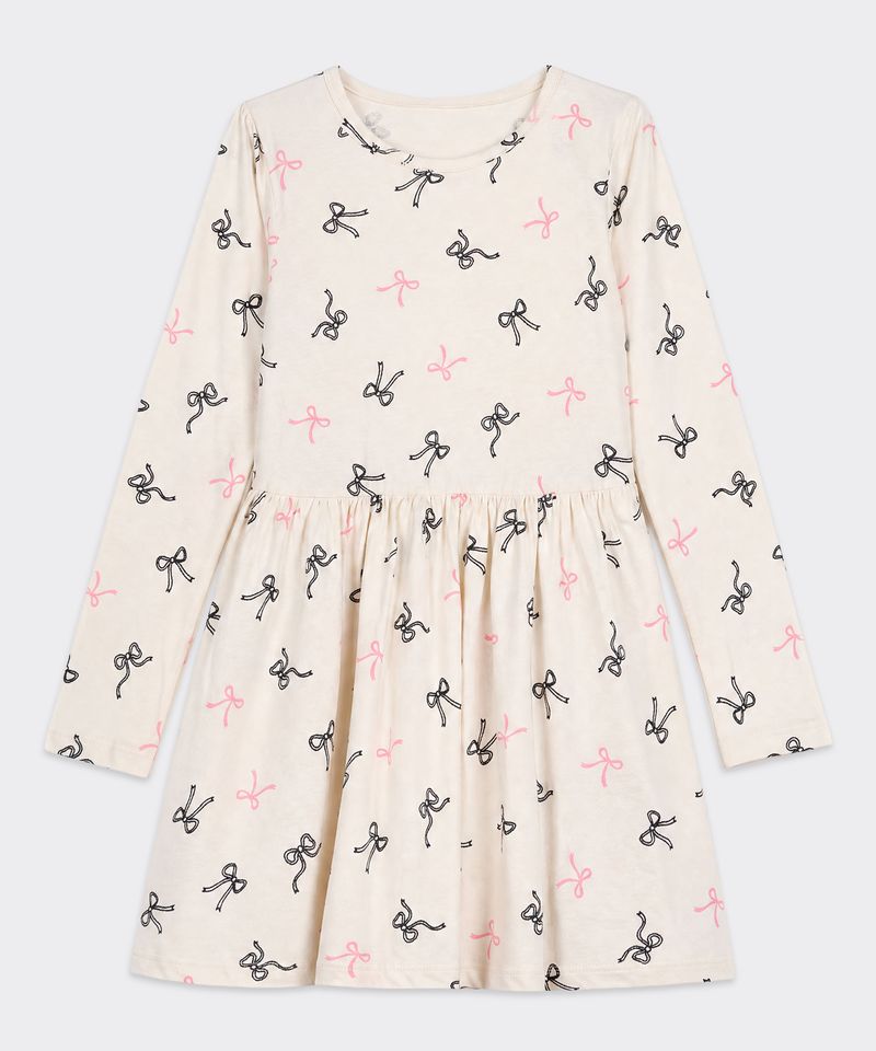Vestido Manga Larga  de  Niña Infantil