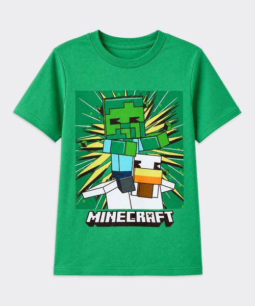 Playera de Licencia Minecraft de  Niño Infantil
