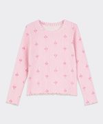 Playera Manga Larga  de  Niña Infantil