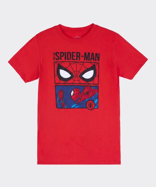 Playera de Licencia Spiderman de  Niño Juvenil