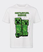Playera de Licencia Minecraft de  Niño Infantil