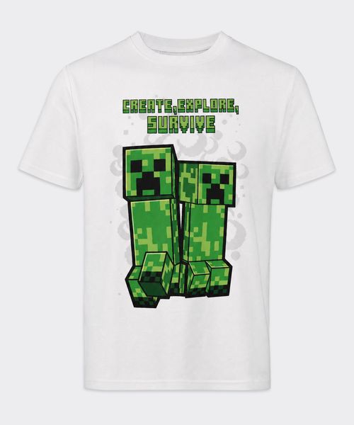 Playera de Licencia Minecraft de  Niño Infantil