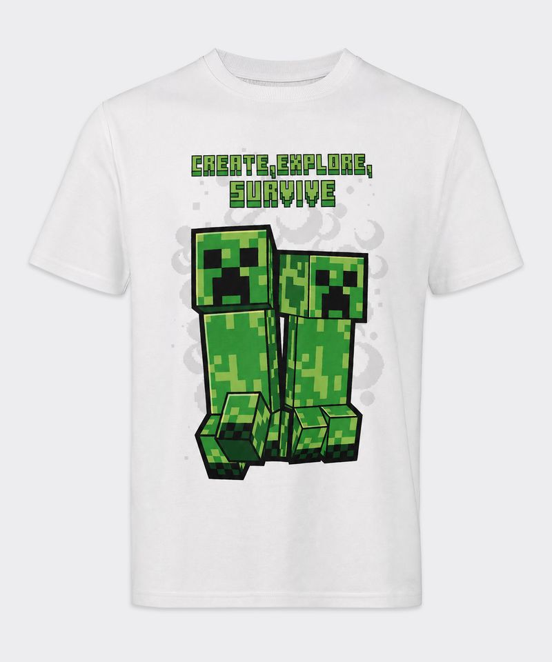 Playera de Licencia Minecraft de  Niño Infantil