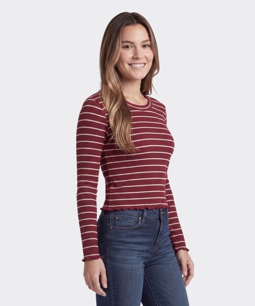 Playera Manga Larga  de  Dama