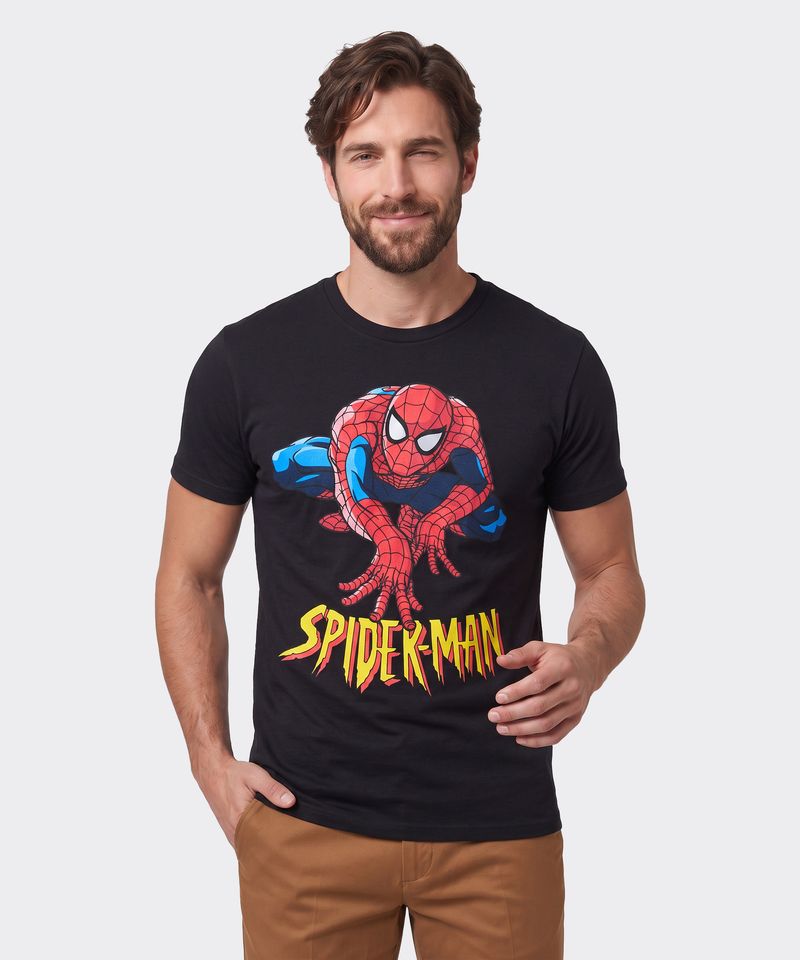 Playera de Licencia Spiderman de  Caballero