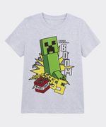 Playera de Licencia Minecraft de  Niño Infantil