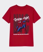 Playera de Licencia Spiderman de  Niño Juvenil